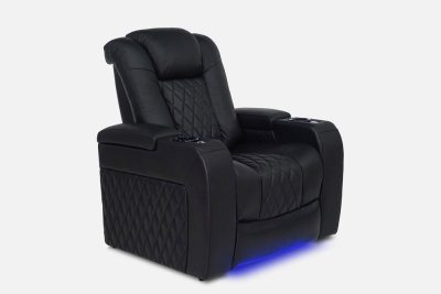 Valencia Tuscany Power Reclining Home Theatre Seating - Black